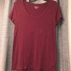 burgundy Merona shirt